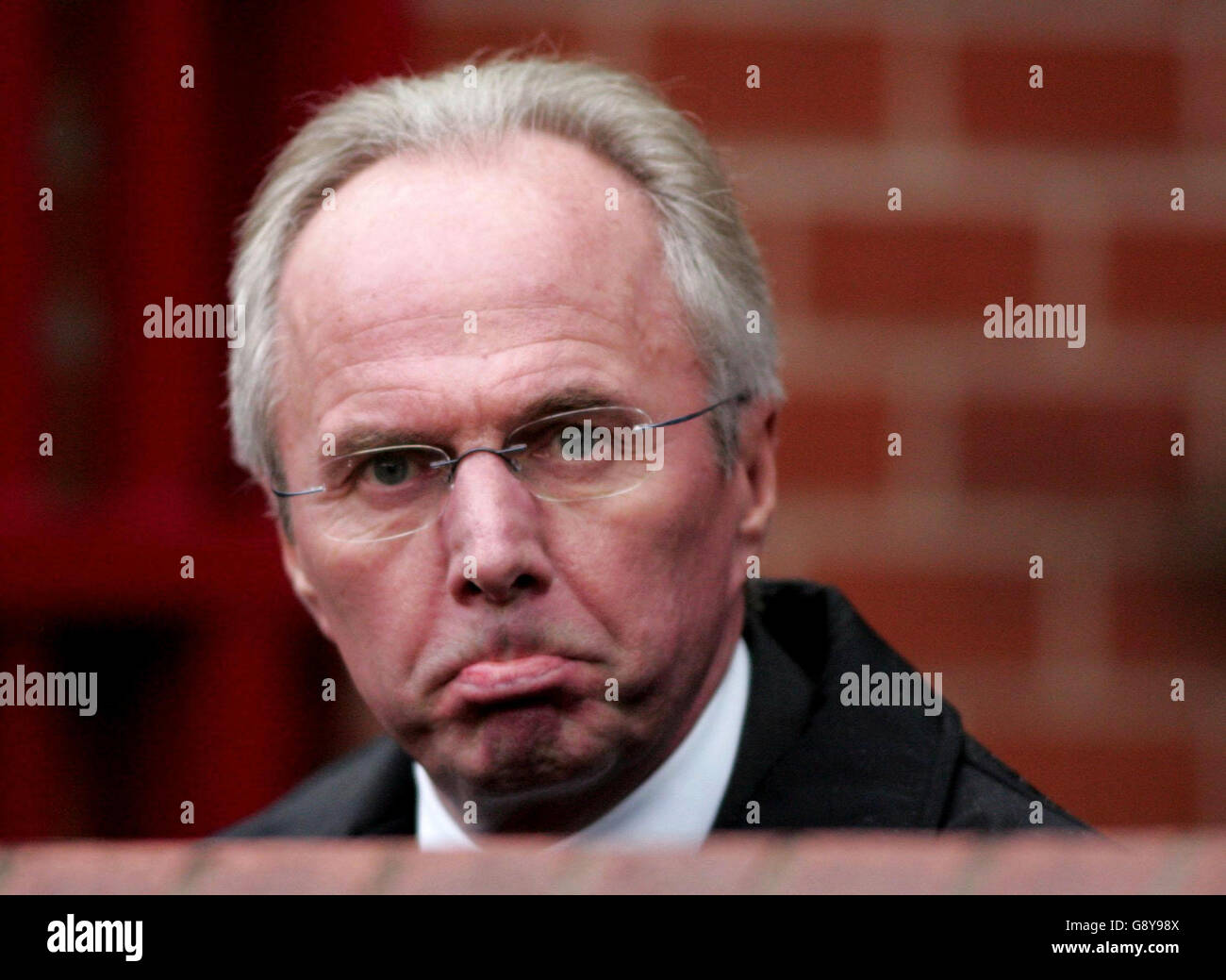 England manager Sven Goran Erikkson looks on ahead of the World Cup ...