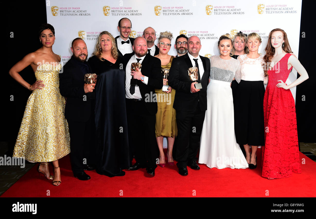 House of Fraser BAFTA TV Awards 2016 - Press Room - London Stock Photo