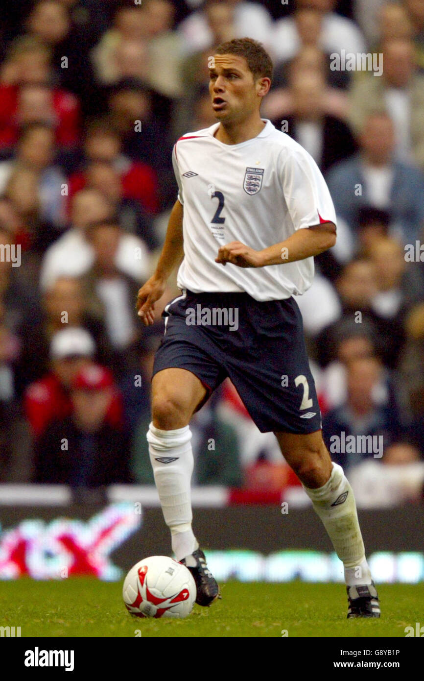 Soccer - FIFA World Cup 2006 Qualifier - Group Six - England v Austria - Old Trafford Stock Photo