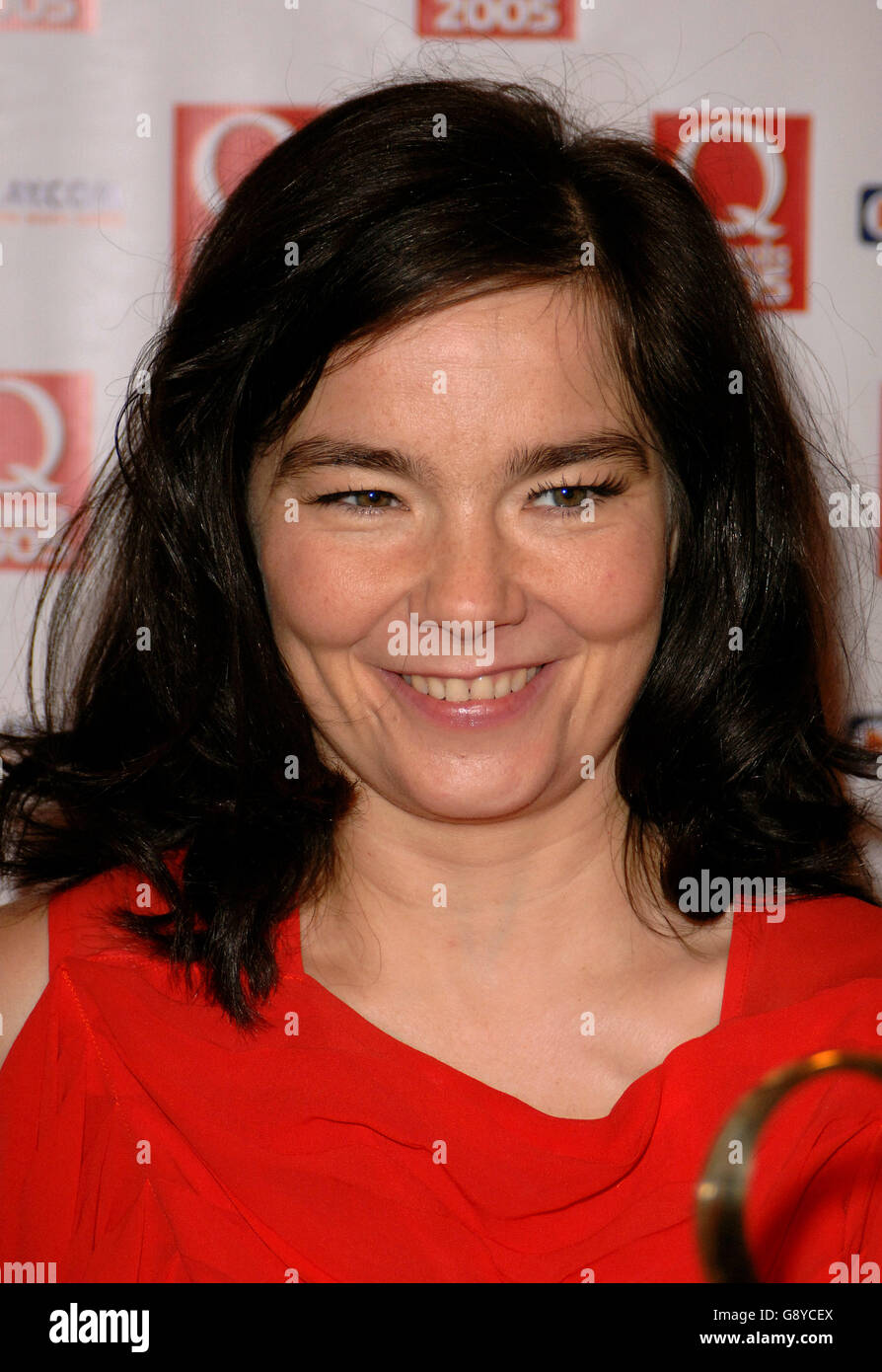 Singer Bjork during the annual Q Awards 2005, the music magazine's annual awards ceremony, at the Grosvenor House Hotel, central London, Monday 10 October 2005. See PA story SHOWBIZ Q. PRESS ASSOCIATION Photo. Photo credit should read: Ian West/PA Stock Photo