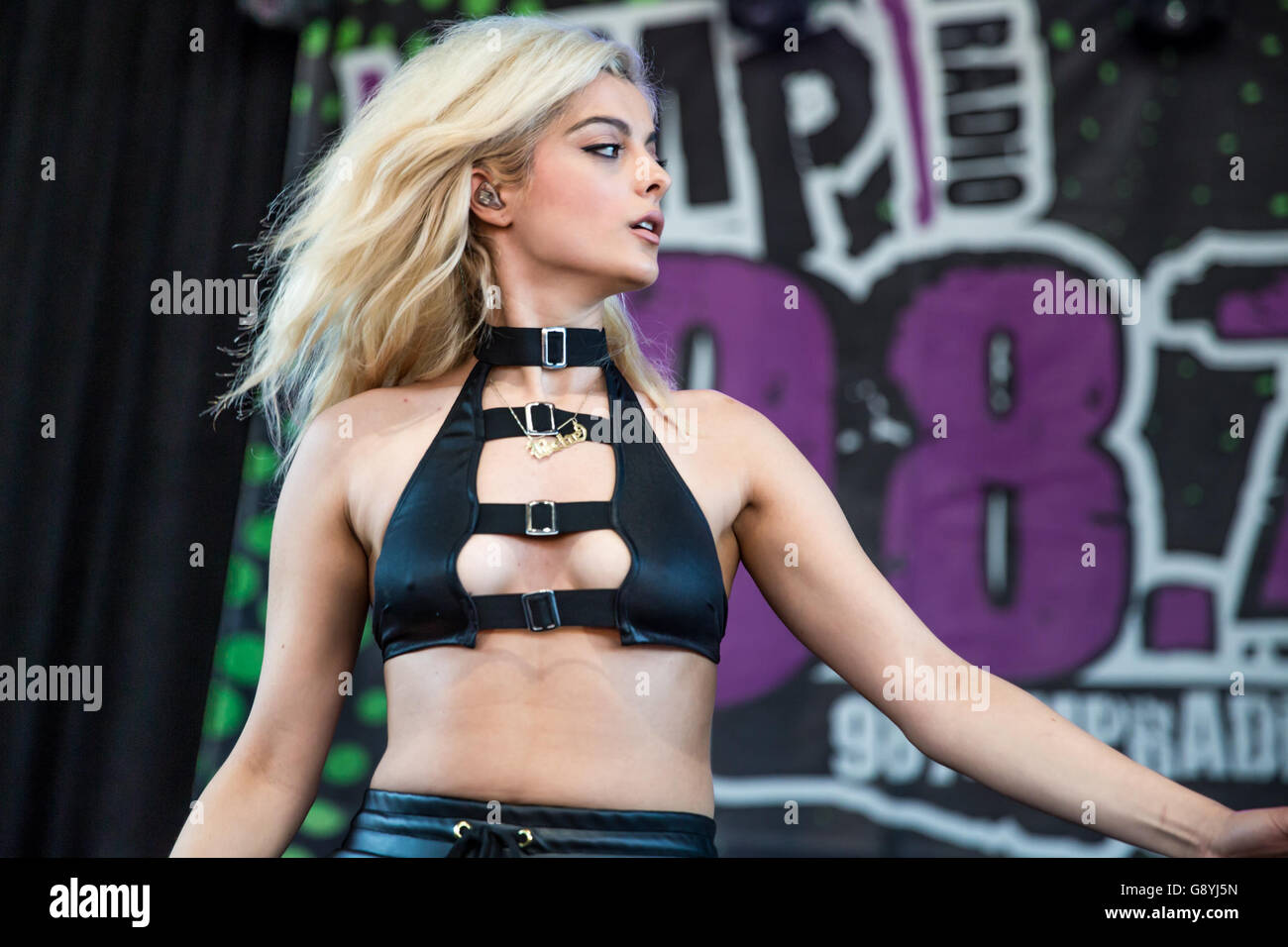 Sterling Hieghts Michigan Usa 25th June 16 Bebe Rexha Performing On The 98 7 Amp Live 16