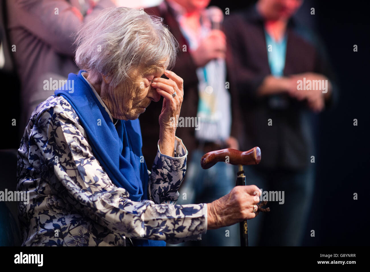 Munich, Germany. 29th June, 2016. Brunhilde Pomsel, former secretary