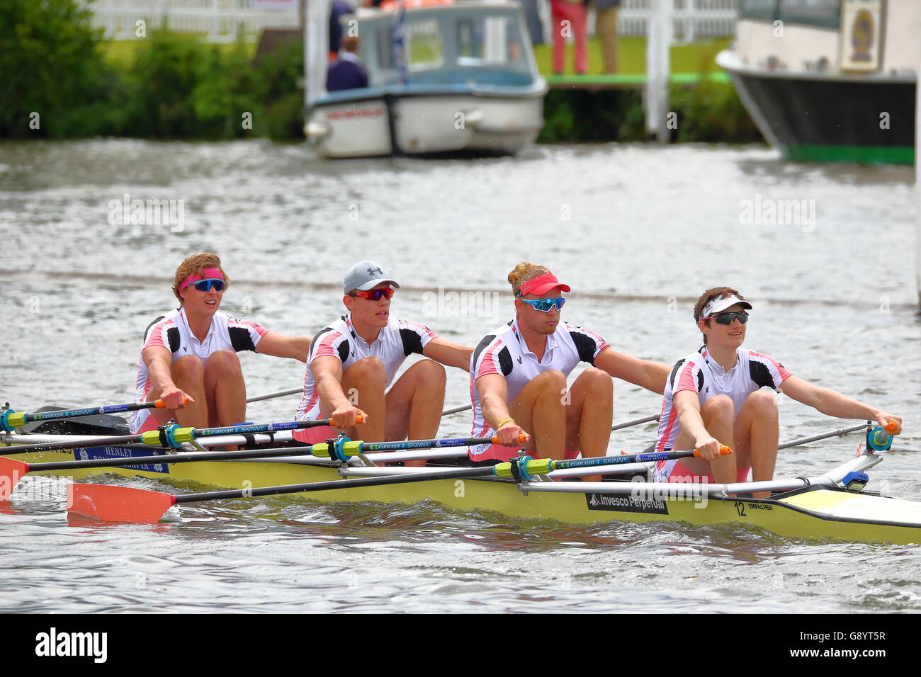 Rowers from all over the world came to the annual Henley Royal Regatta 2016 Stock Photo