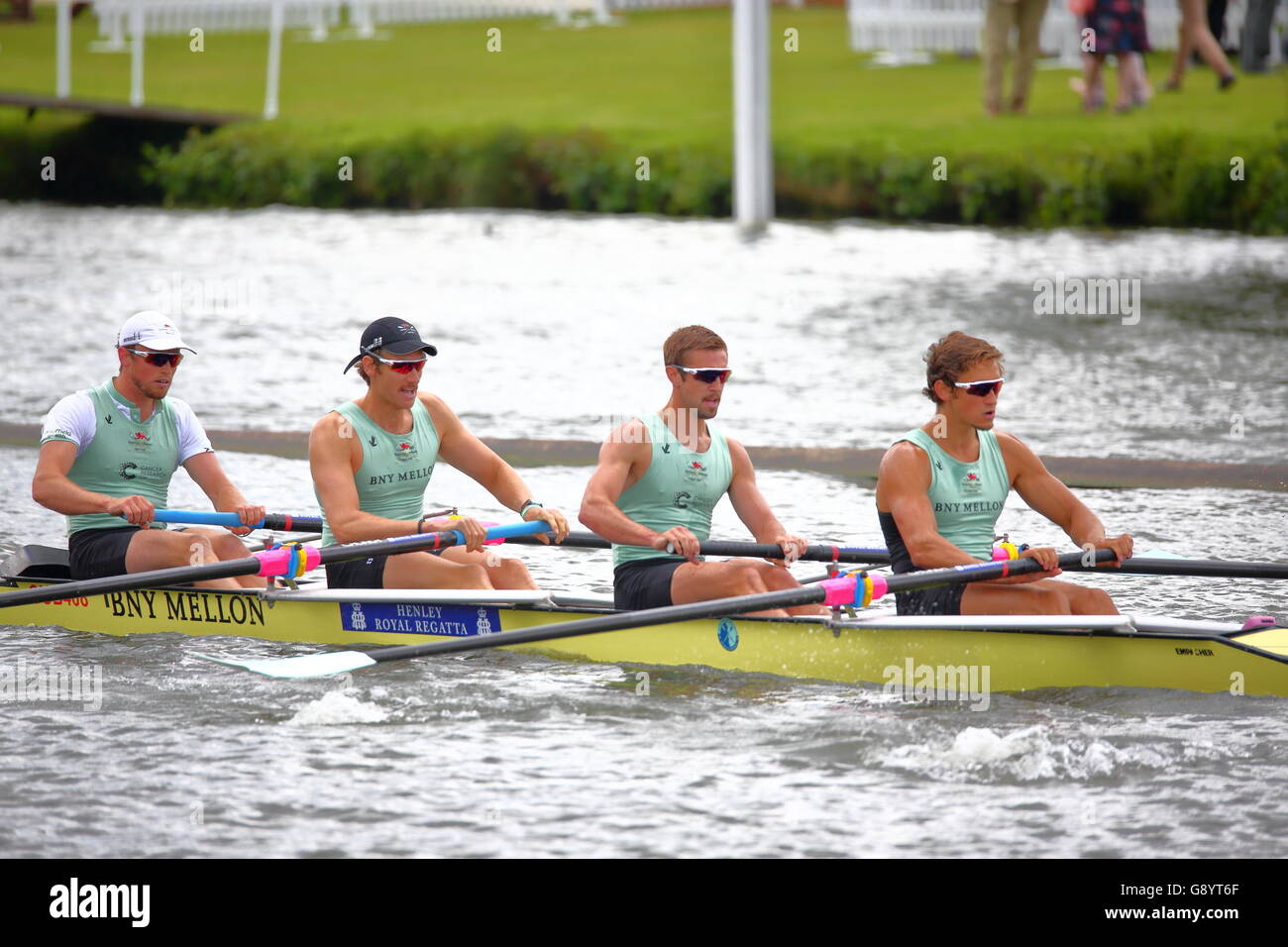 Rowers from all over the world came to the annual Henley Royal Regatta 2016 Stock Photo
