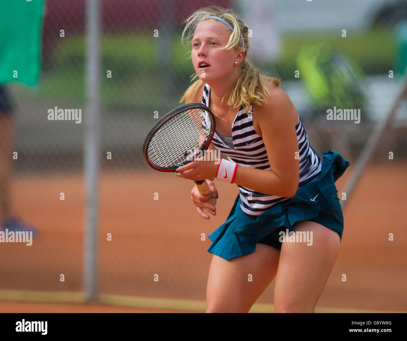 Stuttgart, Germany. 30 June, 2016. Lena Rueffer in action at the 2016  Stadtpokal Stuttgart ITF $25k tennis tournament Credit: Jimmie48  Photography/Alamy Live News Stock Photo - Alamy
