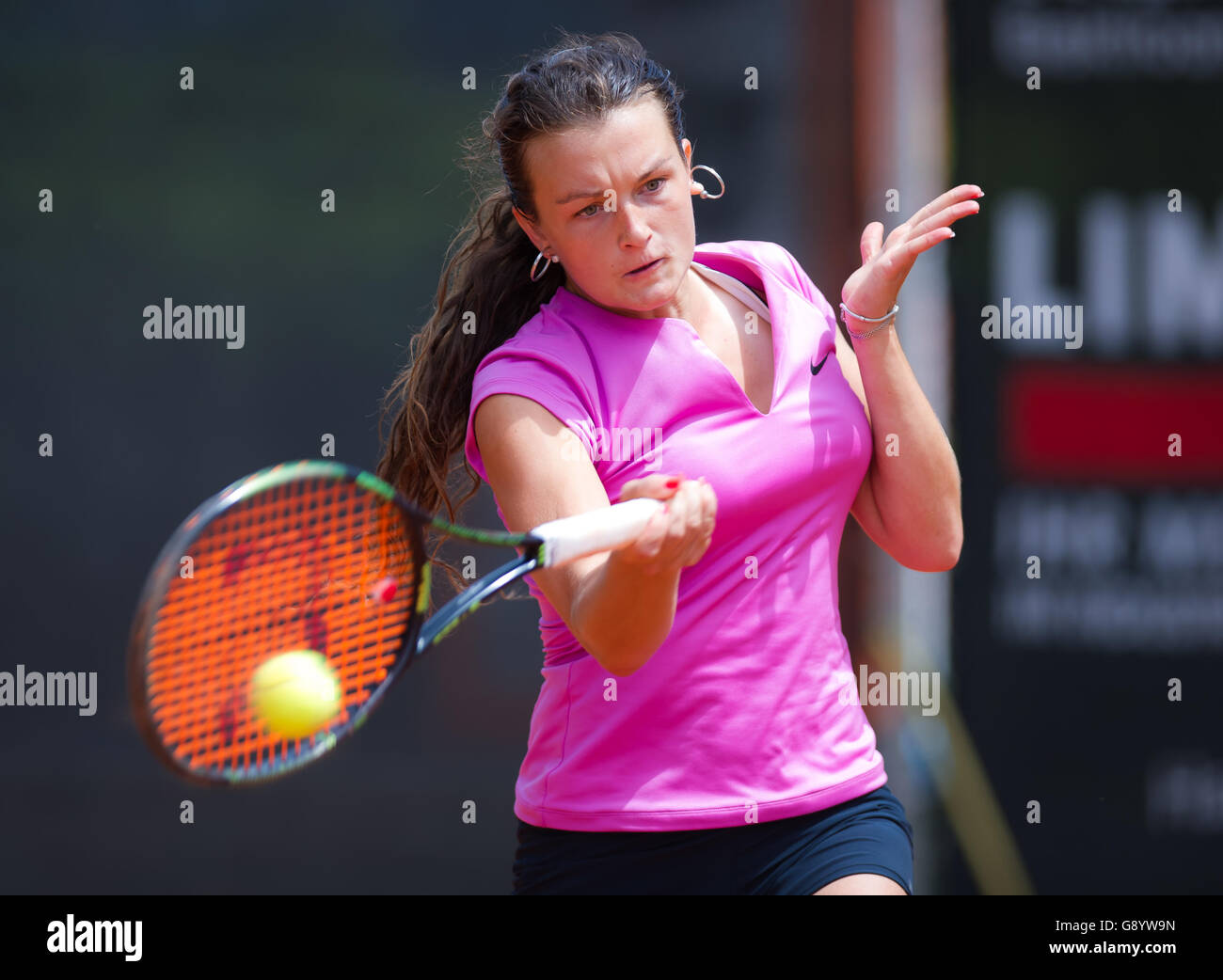 Stuttgart, Germany. 30 June, 2016. Jesika Maleckova in action at the 2016 Stadtpokal Stuttgart ITF $25k tennis tournament  Credit:  Jimmie48 Photography/Alamy Live News Stock Photo