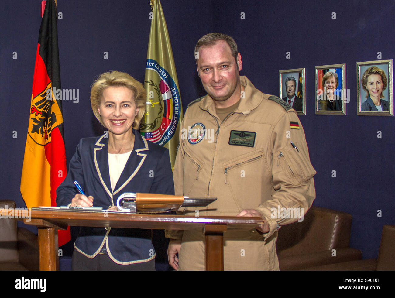 Colonel standing at an air base hi-res stock photography and images - Alamy