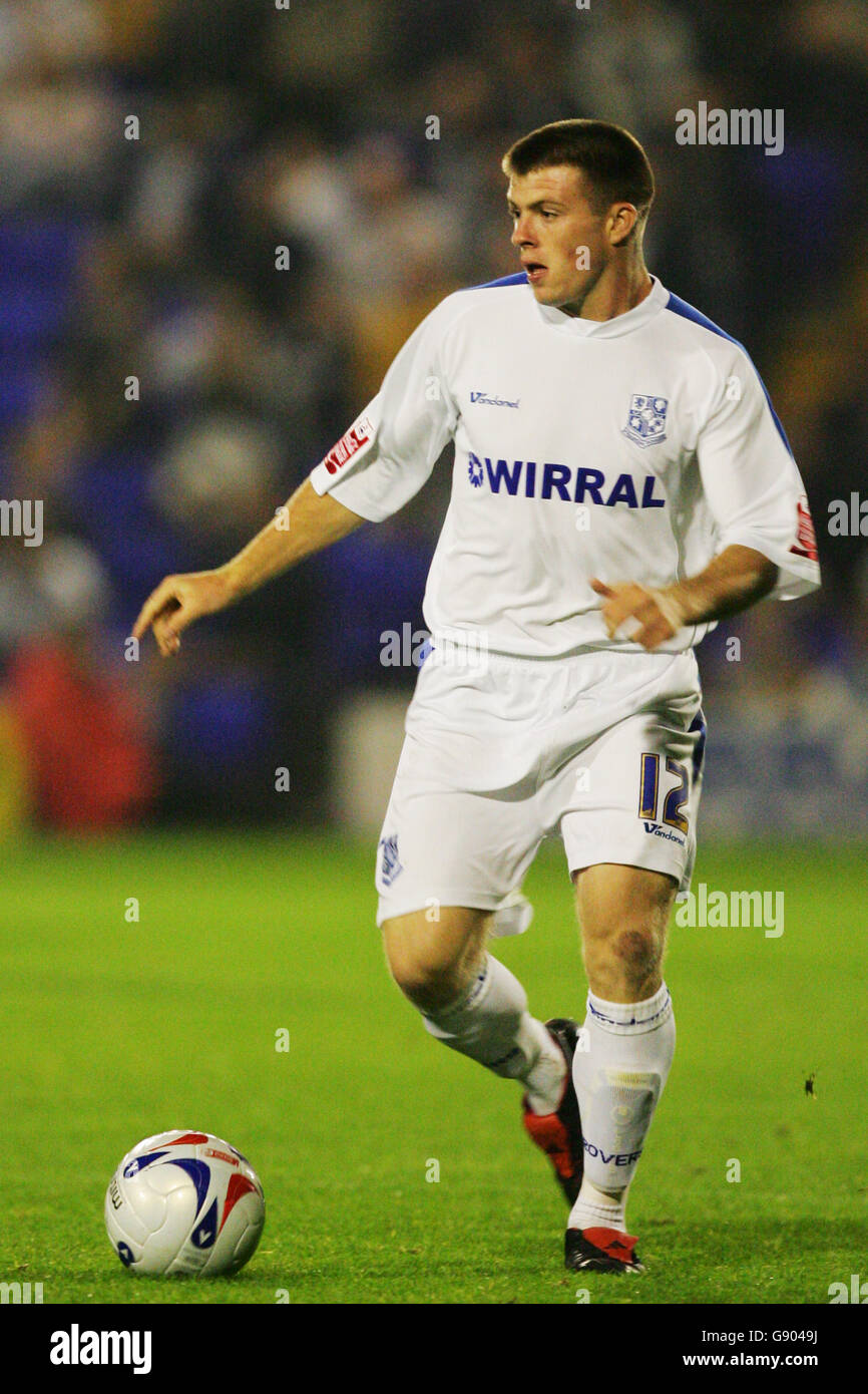 Soccer - Coca-Cola Football League One - Tranmere Rovers v Bradford City - Prenton Park. Tranmere Rovers' Steven Jennings Stock Photo