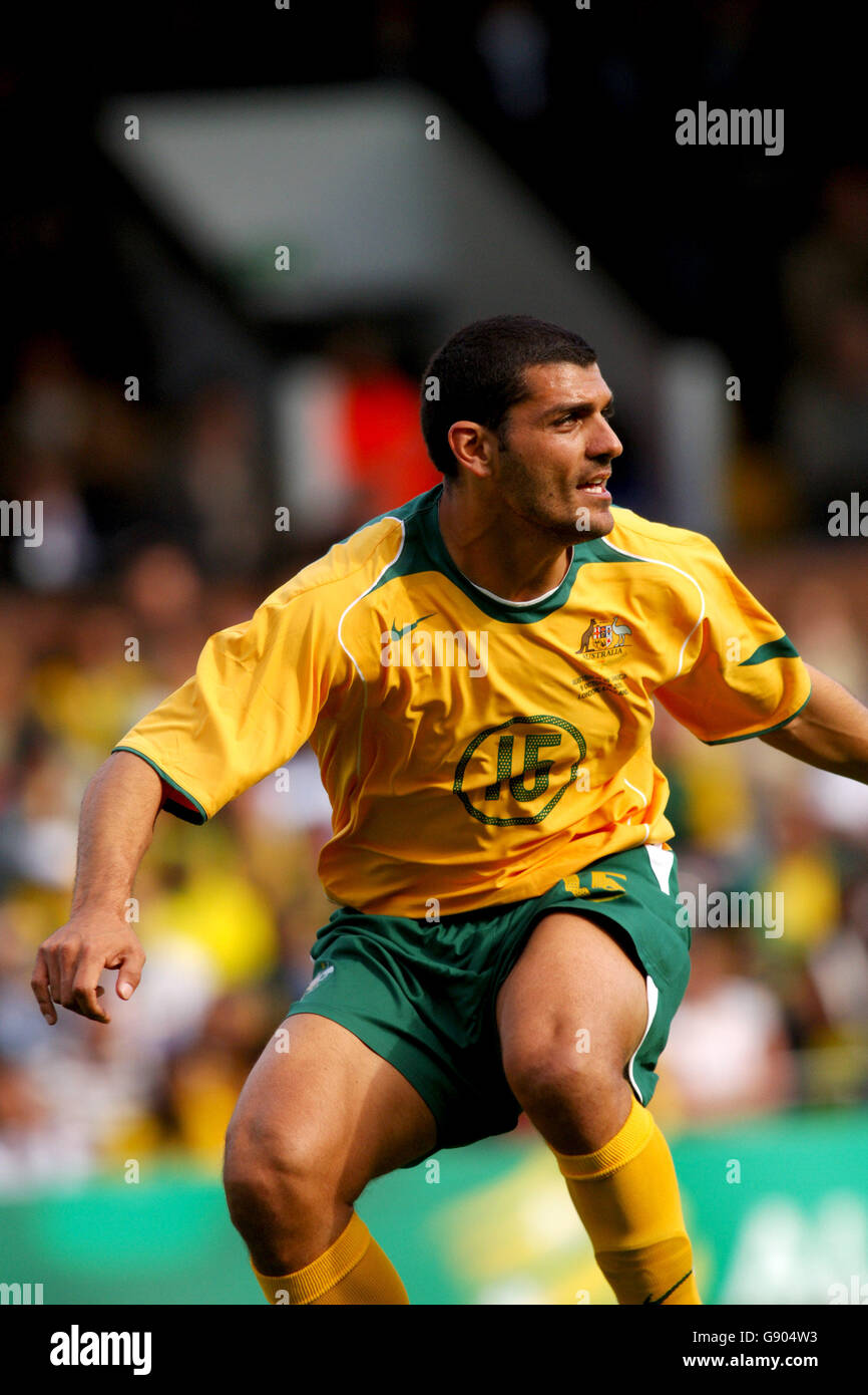 Soccer - International Friendly - Australia v Jamaica - Craven Cottage. John Aloisi, Australia Stock Photo