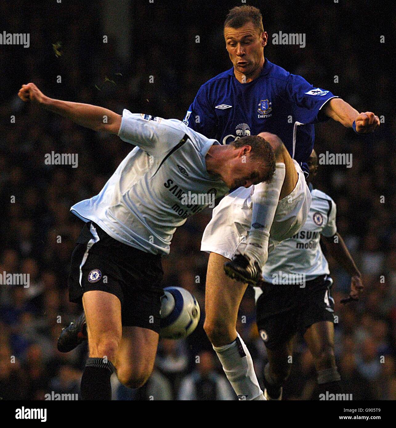 Soccer - FA Barclays Premiership - Everton v Chelsea - Goodison Park Stock Photo