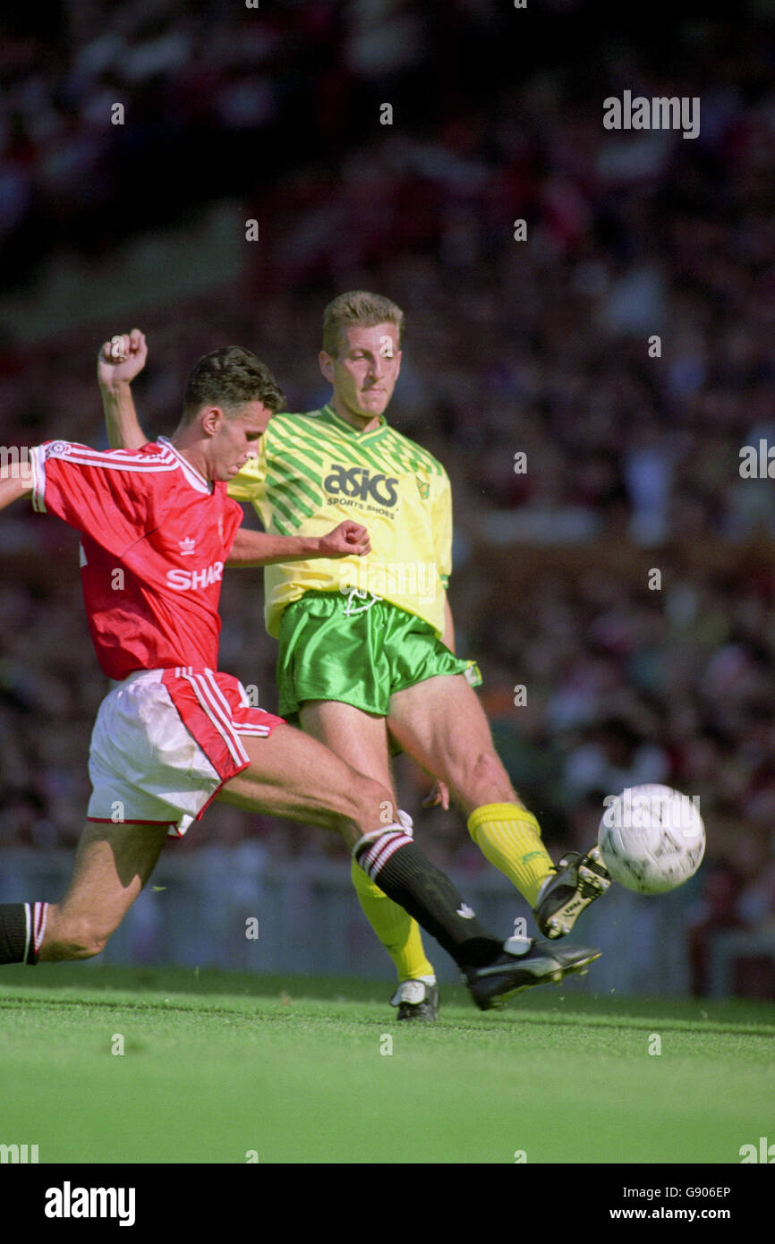 Soccer - Barclays League Division One - Manchester United v Norwich City - Old Trafford Stock Photo