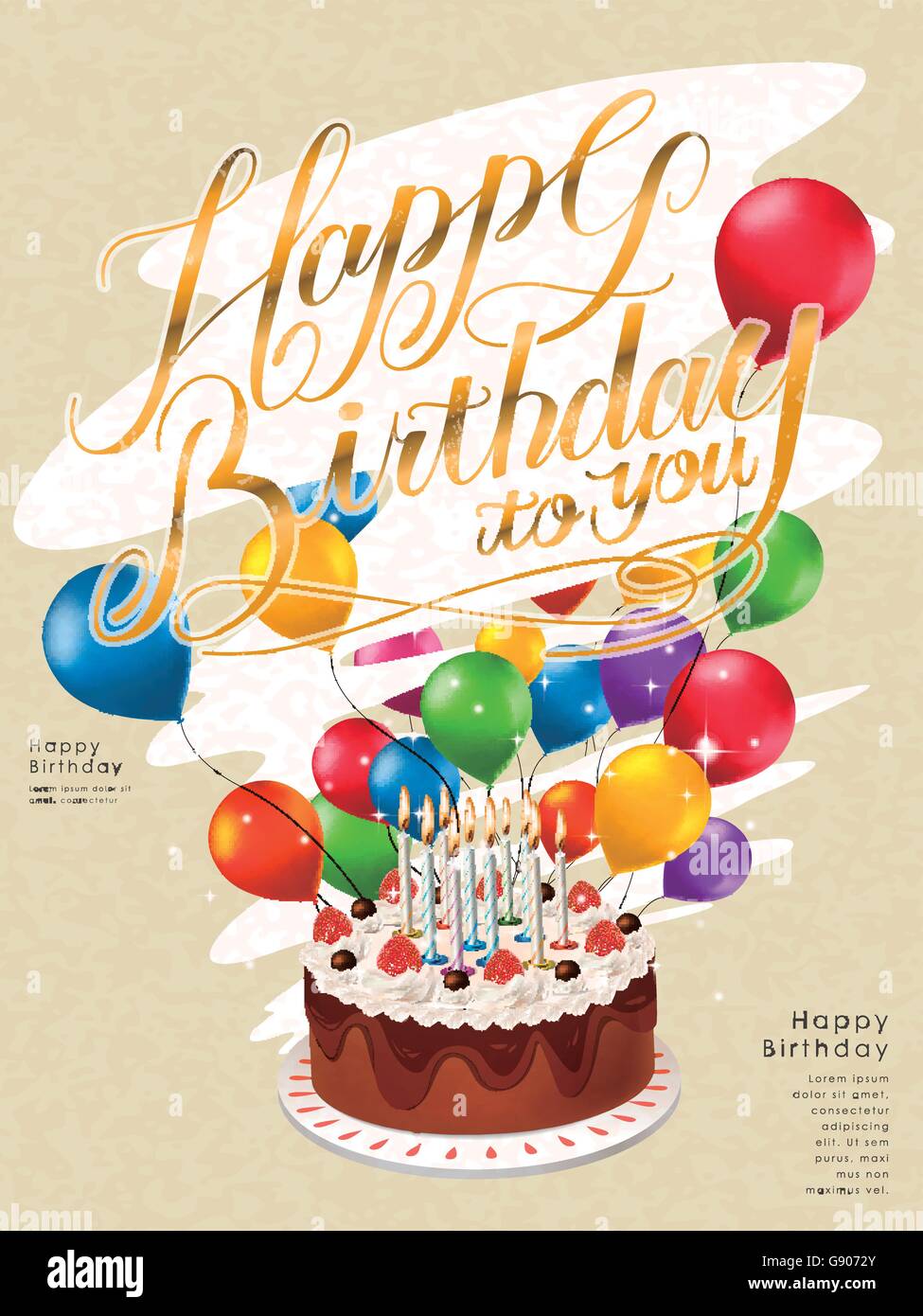 Happy Birthday Poster Template Happy Birthday Poster Template