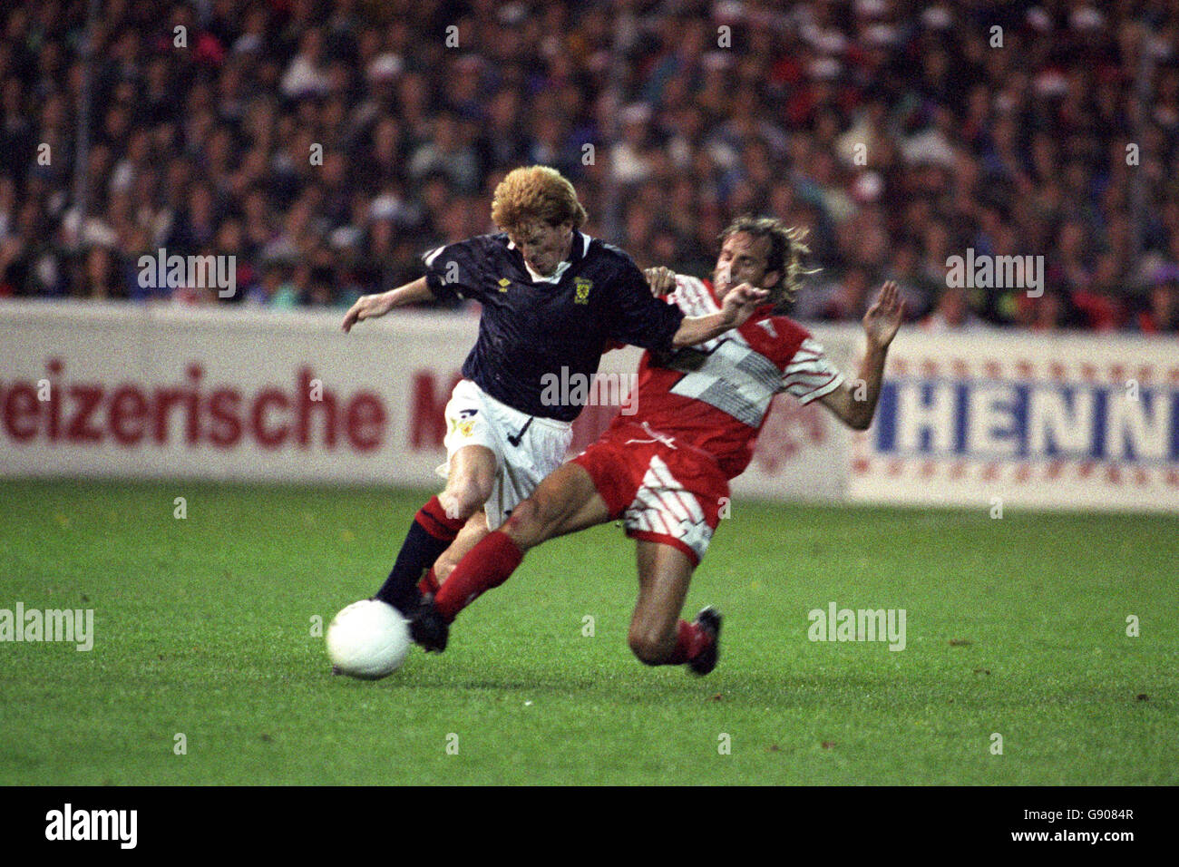 Soccer - European Nations Cup - Scotland v Switzerland Stock Photo