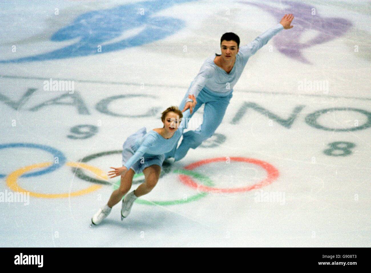 Figure Skating - Winter Olympics - Nagano 1998 - Pairs Short Programme ...