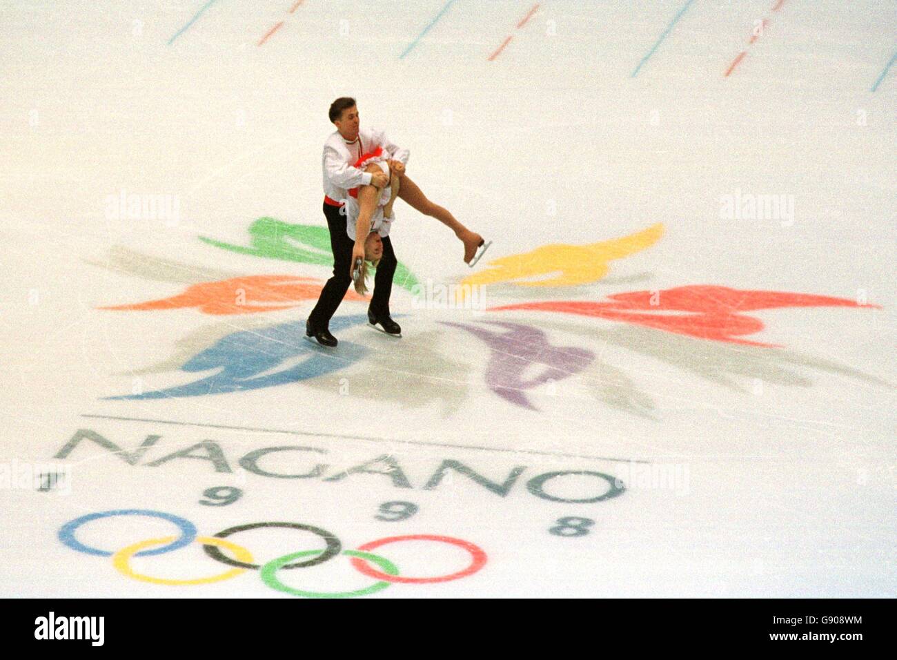 Figure Skating Olympics 1998 in Nagano Japan