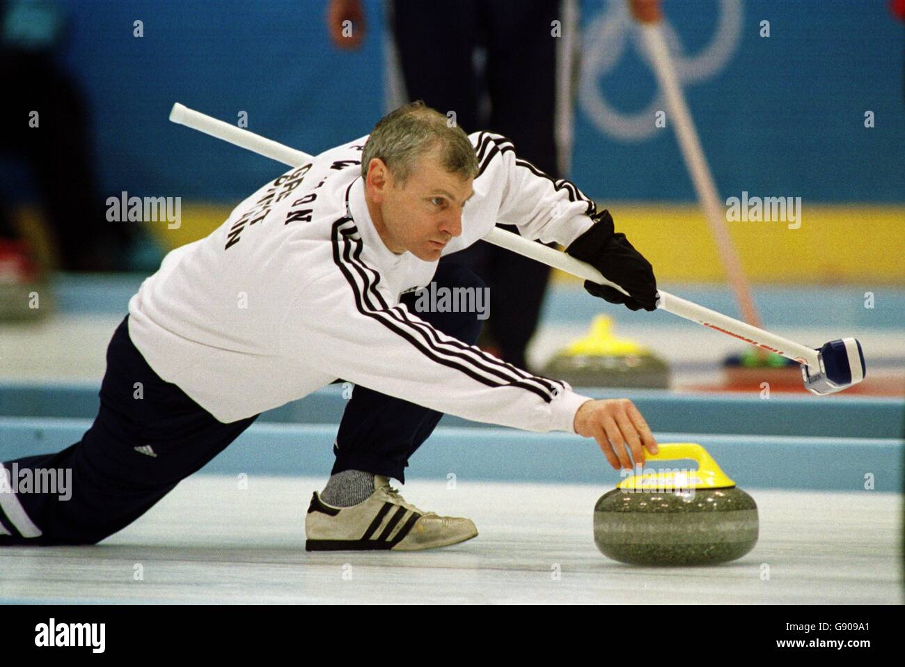 Curling Winter Olympics Nagano 1998 Great Britain v Switzerland