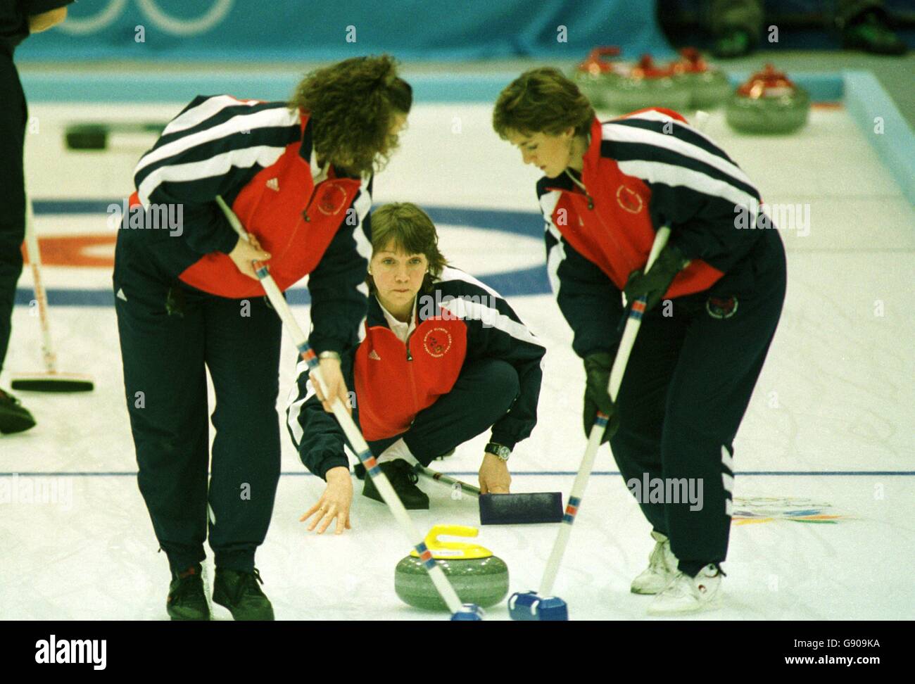 Curling - Winter Olympics - Nagano 1998 Stock Photo - Alamy