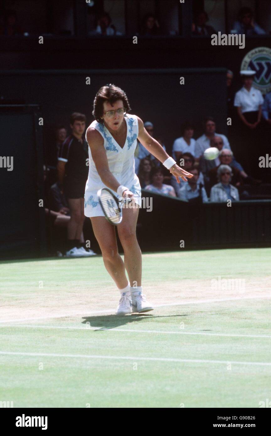 Tennis - Wimbledon Championship- Billie Jean King. Billie Jean King