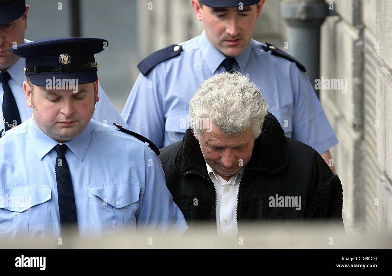 Co. Mayo farmer Padraig Nally, who was convicted of the manslaughter of Traveller John Ward, leaves the Central Criminal Court in Dublin, Friday November 11, 2005, after he was sentenced to six years in prison. Nally, 61, had been found guilty of the manslaughter of father-of-11 John Ward at his 65-acre farm in Cross, County Mayo, in October 2004. See PA Story COURTS Farmer. PRESS ASSOCIATION Photo. Photo credit should read: Niall Carson/PA Stock Photo