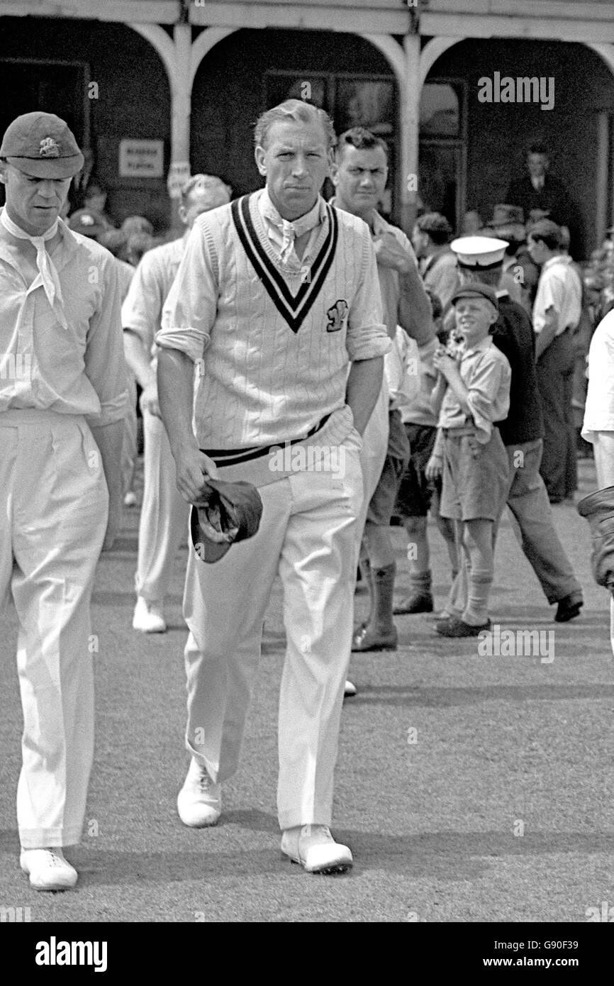 Cricket - Surrey County Cricket Club. Alf Gover, Surrey Stock Photo