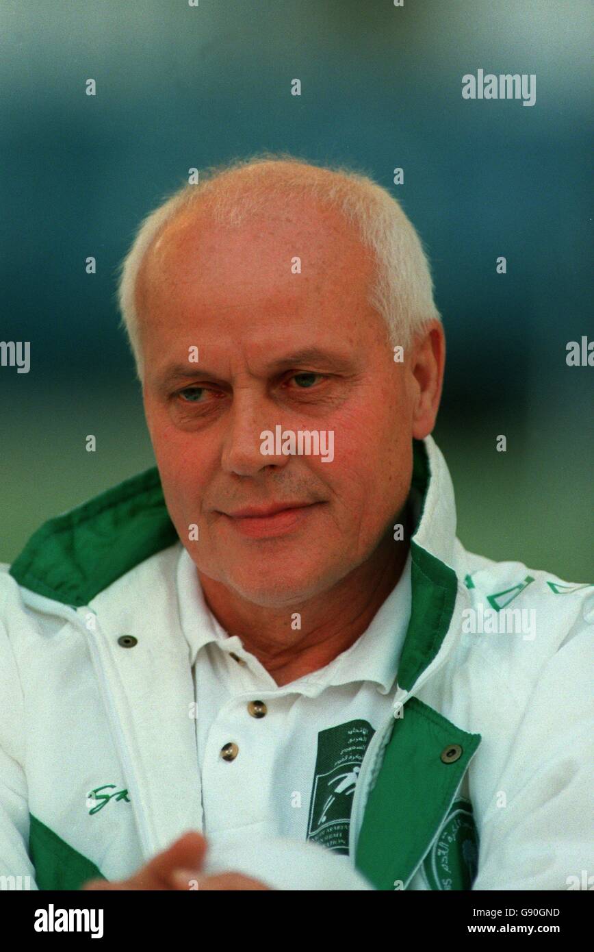 Soccer - FIFA Confederations Cup - Saudi Arabia v Brazil. Otto Pfister, Saudi Arabia coach Stock Photo