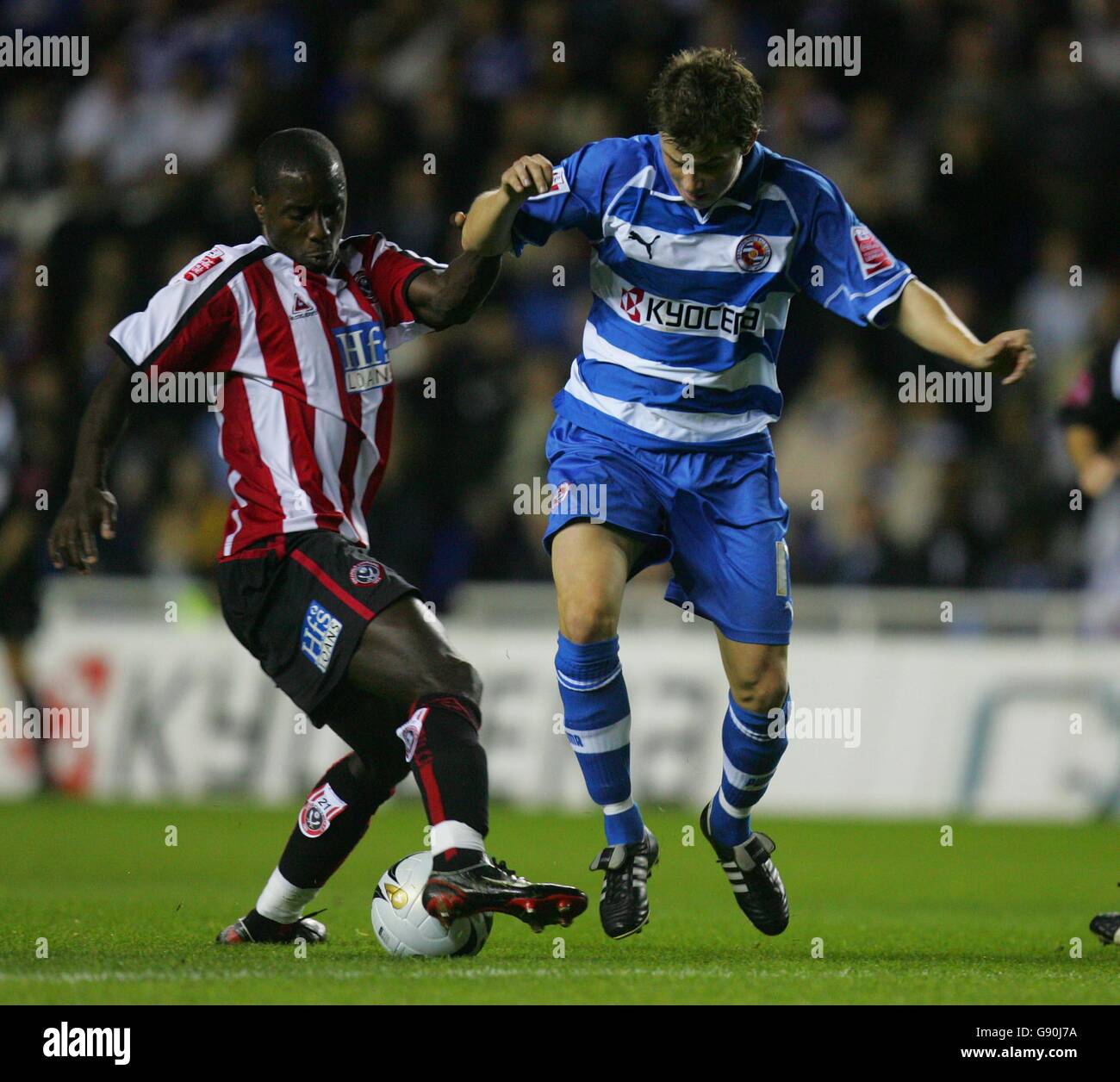 Billet Match Reading Vs Sheffield United - 10/04/2009, Complet, Léger F