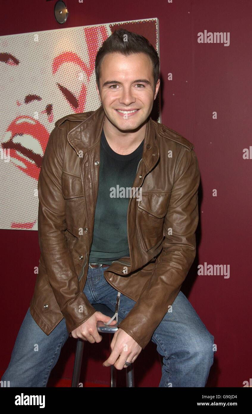 Westlife's Shane Filan during their guest appearance on MTV's TRL (Total Request Live) show, from the MTV studios in Leicester Square, central London, Tuesday 25 October 2005. PRESS ASSOCIATION Photo. Photo credit should read: Anthony Harvey/PA Stock Photo