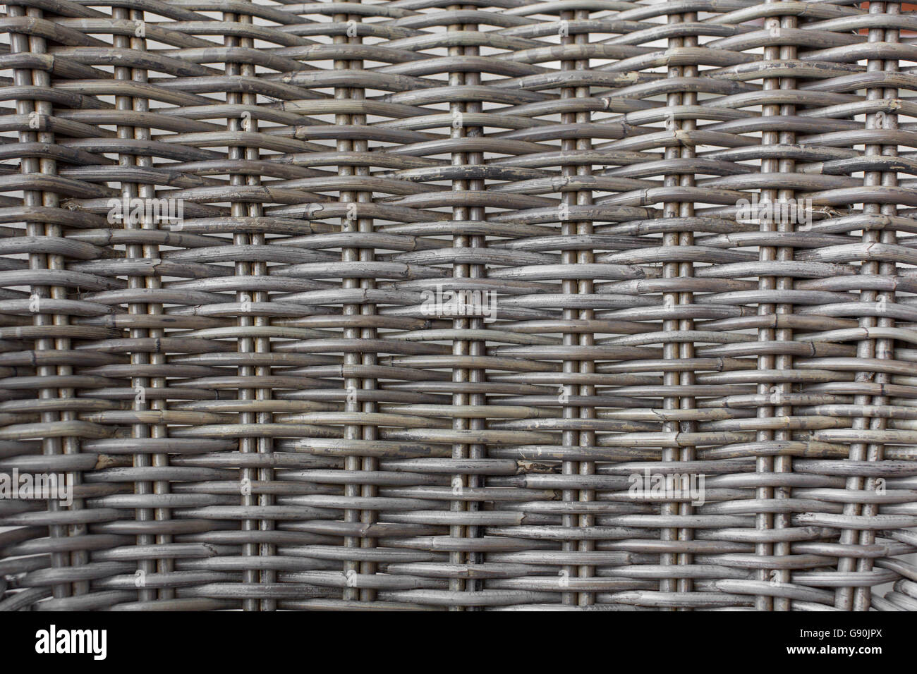 Rattan gray wooden texture, natural patterns Stock Photo