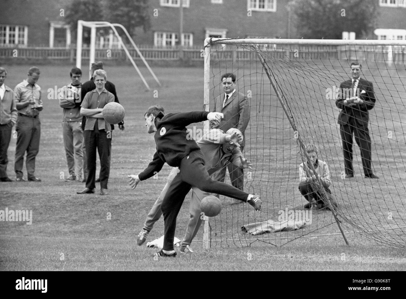 Soccer - World Cup England 1966 - West Germany - Training - Ashbourne, Derbyshire Stock Photo
