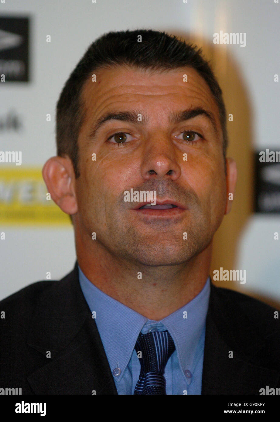 Soccer - Nationwide Conference North Division - Kettering Town Press Conference - Rockingham Road. Kettering Town's Director of Football Kevin Wilson Stock Photo