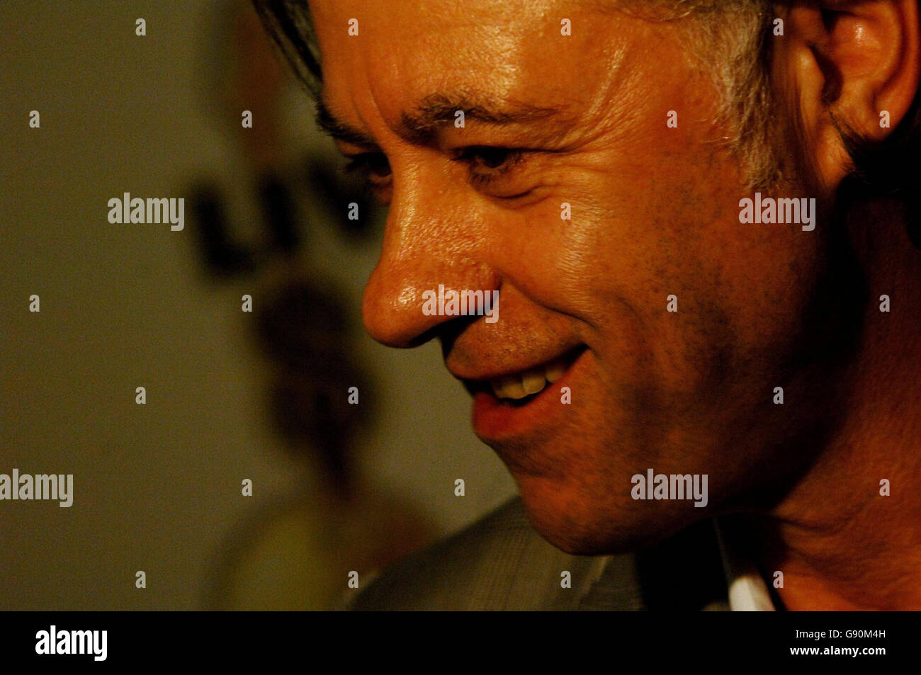 Sir bob geldof attends global premiere hi-res stock photography and