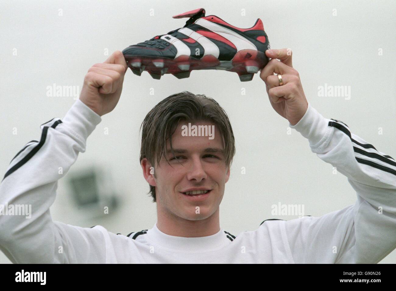 Soccer - David Beckham Signs a Boot Contract With Adidas Stock Photo