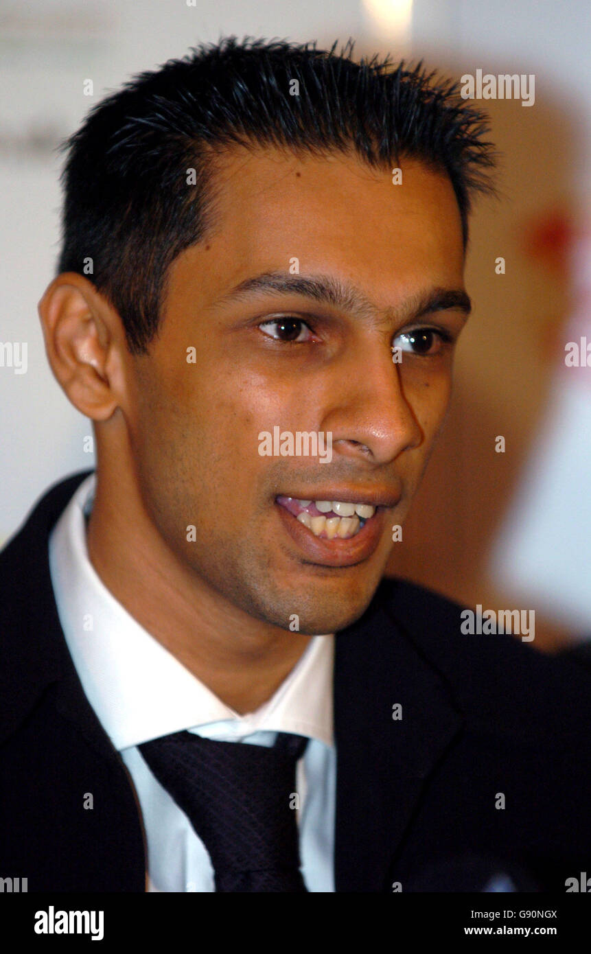 Soccer - Nationwide Conference North Division - Kettering Town Press Conference - Rockingham Road. Imraan Ladak, head of the Kettering Town consortium Stock Photo
