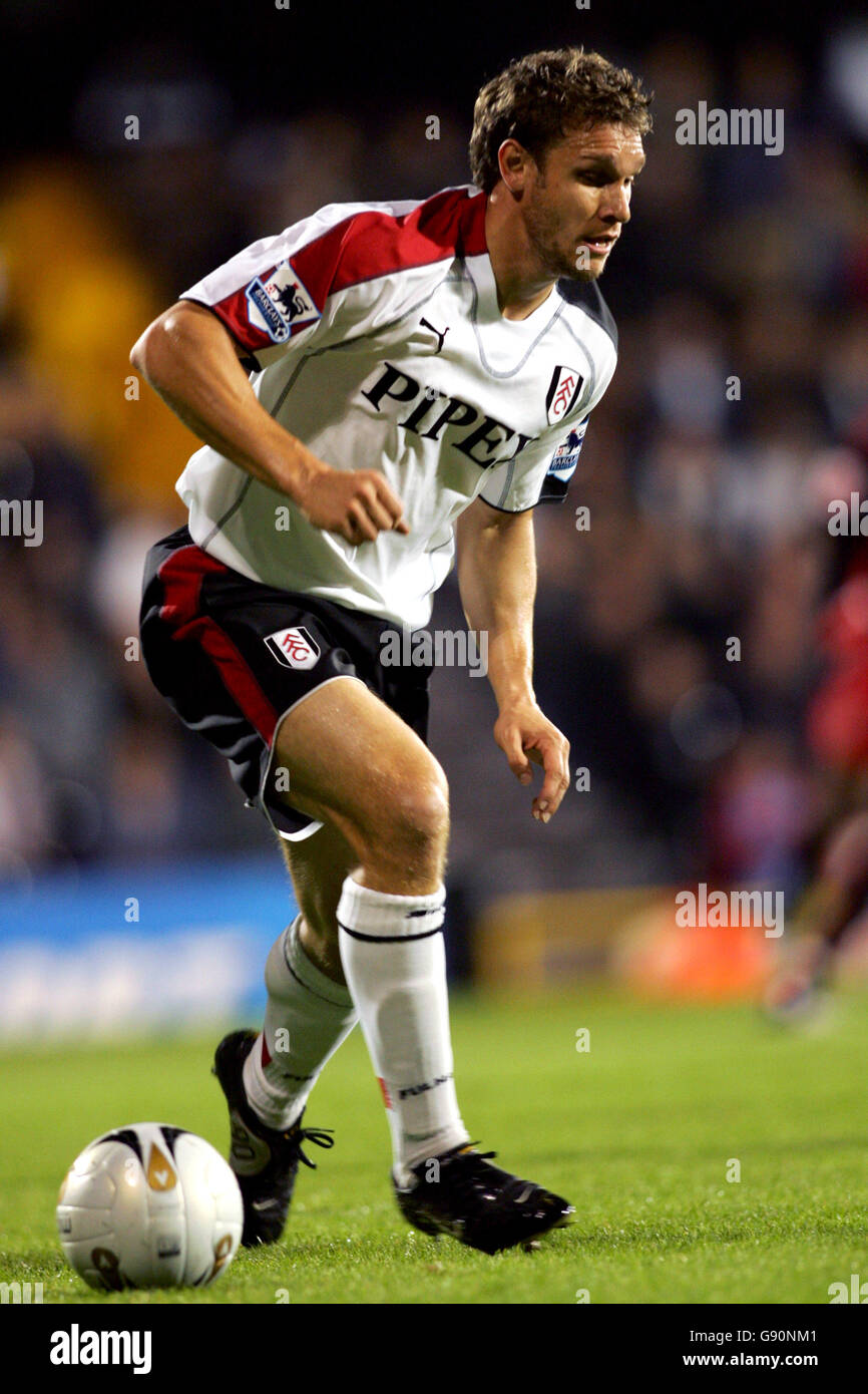 Soccer - Carling Cup - Second Round - Fulham v Lincoln City - Craven Cottage. Moritz Volz, Fulham Stock Photo