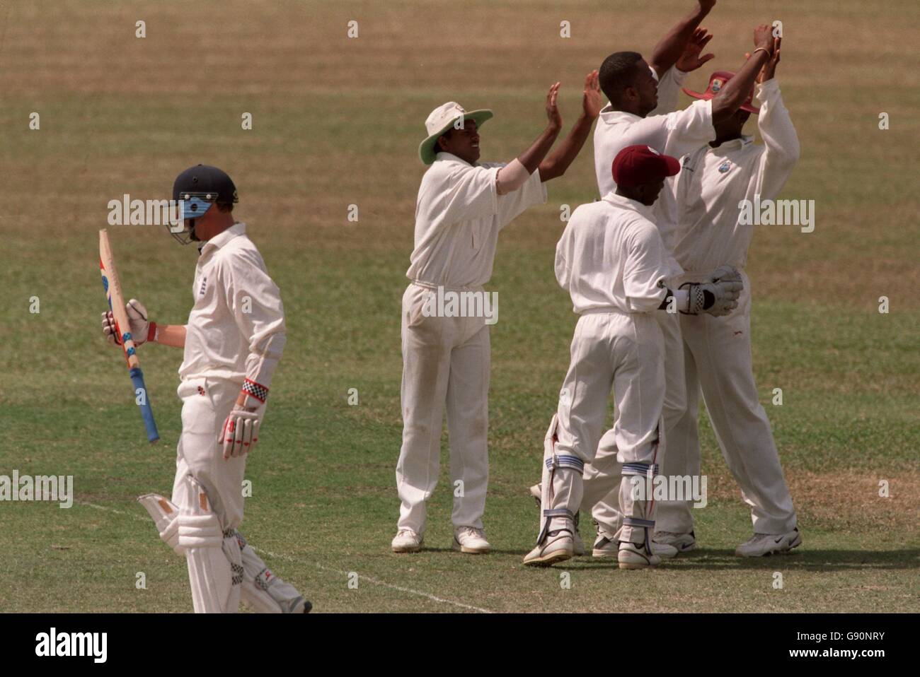 Cricket - Second Test - West Indies v England - Queen's Park Oval, Trinidad - 3rd day Stock Photo