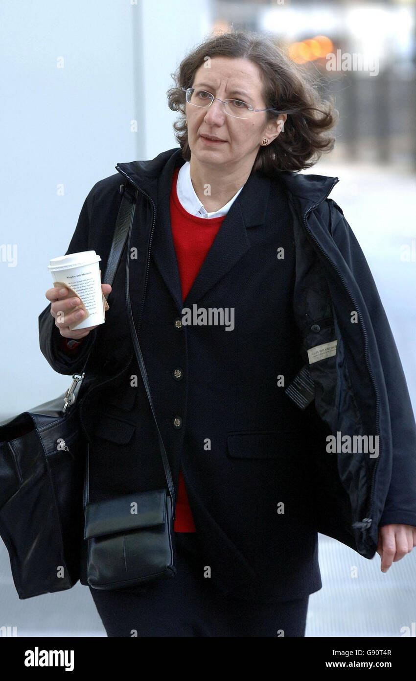Anaesthetist Dr Ann David from Basildon, Essex, arrives at the General Medical Council in central London, Monday November 7, 2005. Dr David is accused of withdrawing the treatment of a patient without adequate care and appropriate consultation. Watch for PA story GMC David. PRESS ASSOCIATION Photo. Photo credit should read: Matthew Fearn/PA Stock Photo