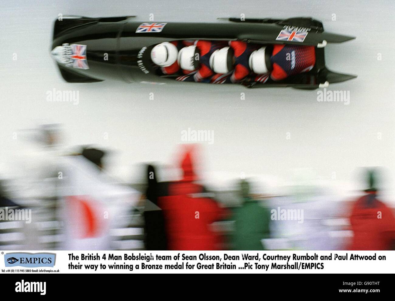 Four-Man Bobsleigh - Winter Olympics - Nagano 1998 - Competition Run ...