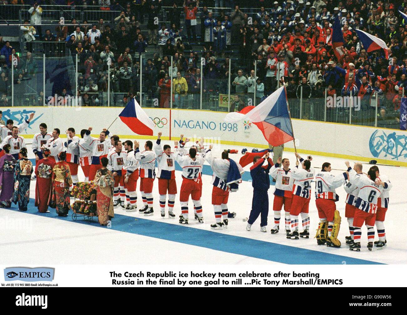 Ice Hockey Winter Olympics Nagano 1998 Final Russia v Czech