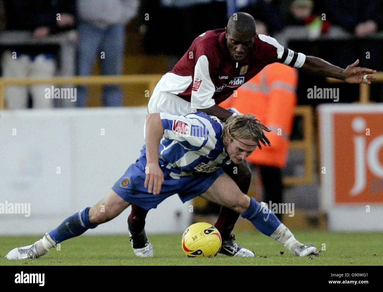 SOCCER Chester Stock Photo