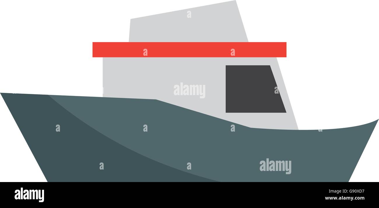 Colorful cruise ship dock Stock Vector Images - Alamy