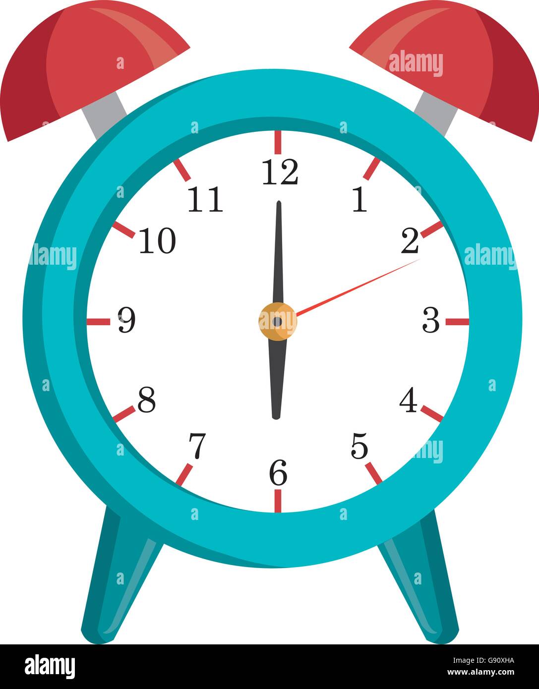 colorful table clock, vector graphic Stock Vector Image & Art - Alamy