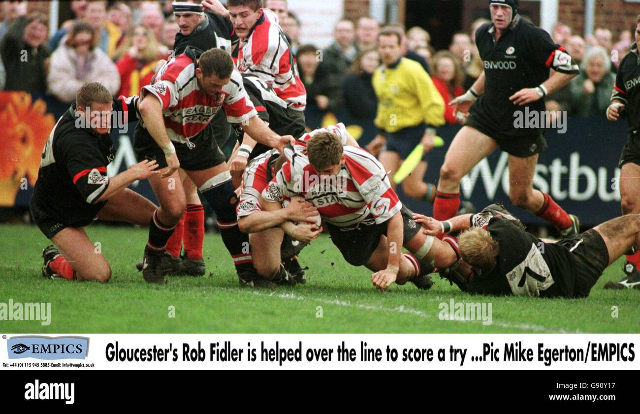 Rugby Union Allied Dunbar Premiership Gloucester V Saracens Stock rugby-union-allied-dunbar-premiership-gloucester-v-saracens-stock