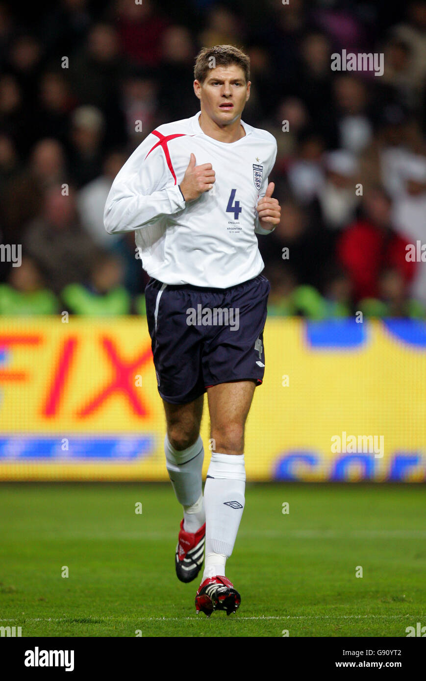 Programme )) ENGLAND ANGLETERRE V ARGENTINA 2005 GENEVE