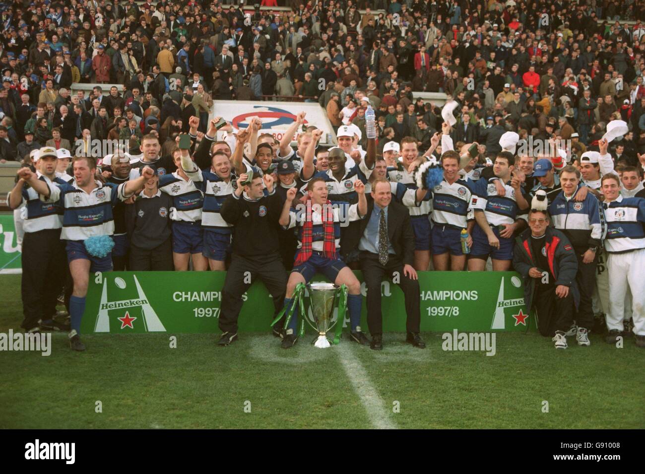 Maillot Brive Rugby 1997 H Cup Carbonneau - Cotton Oxford - Neuf Sans Boîte