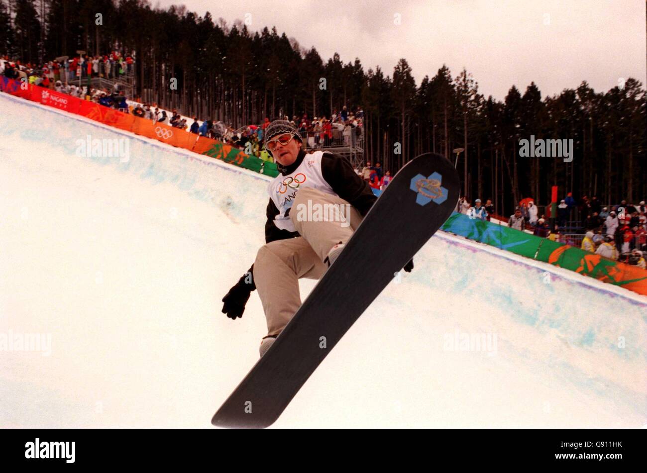 Snowboarding - Winter Olympics - Nagano 1998 - Men's Half Pipe Stock Photo  - Alamy