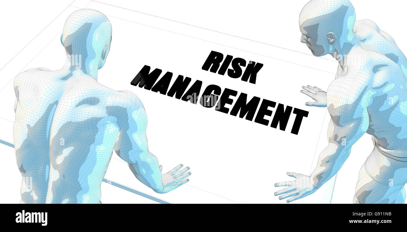 Risk Management Discussion and Business Meeting Concept Art Stock Photo