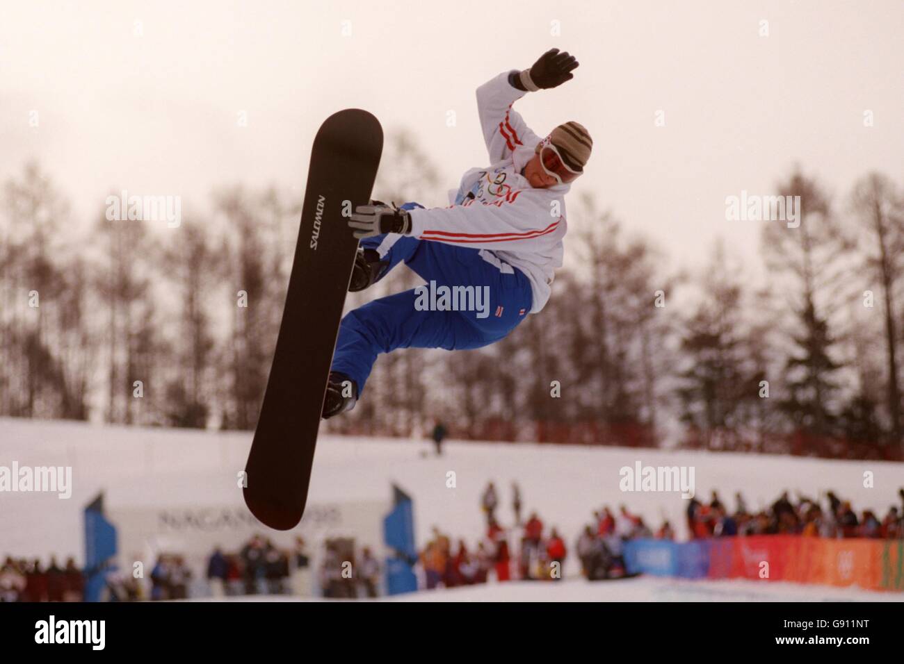 Snowboarding halfpipe winter olympics nagano 1998 hi-res Snowboarding halfpipe winter olympics nagano 1998 hi-res