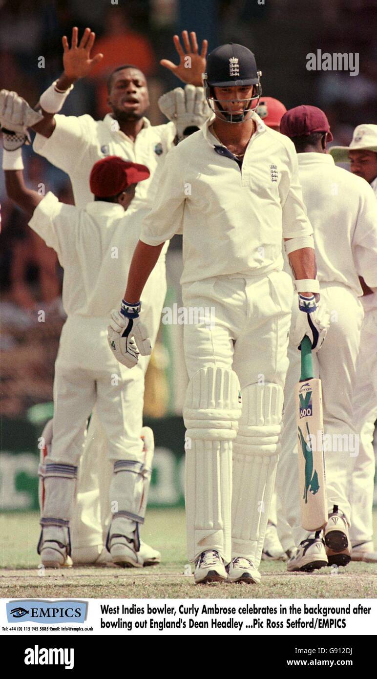 England v west indies ambrose hi-res stock photography and images - Page 2 