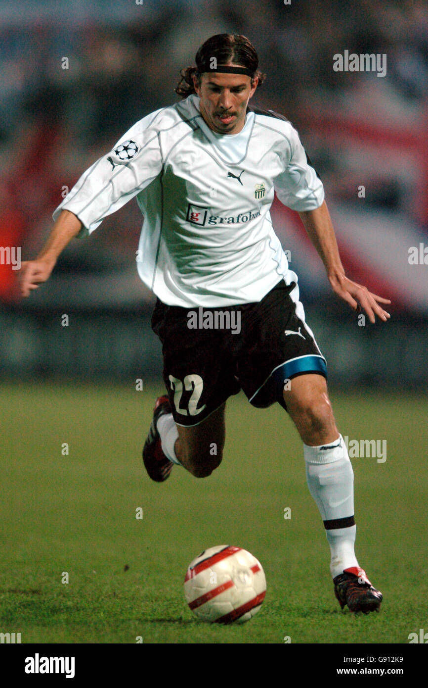 Soccer - UEFA Champions League - Group H - Artmedia Bratislava v Rangers - Tehelne Pole Stadium Stock Photo