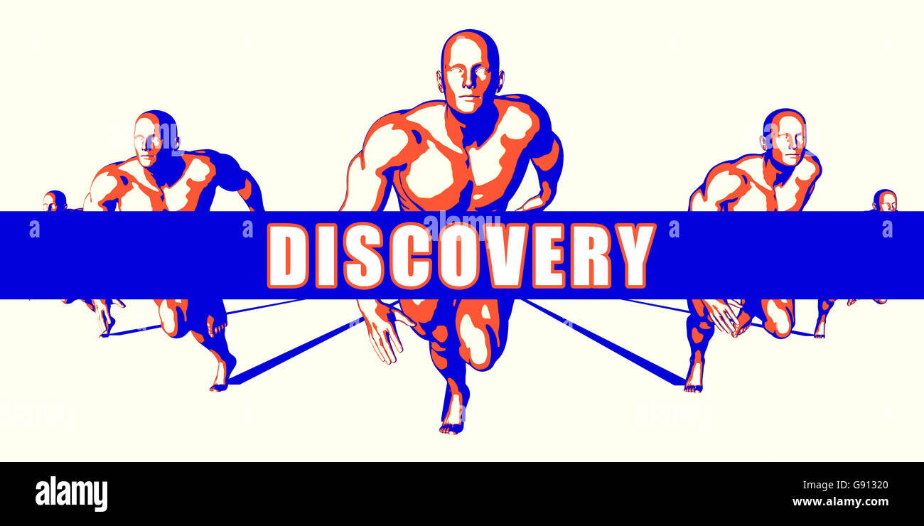 Discovery as a Competition Concept Illustration Art Stock Photo